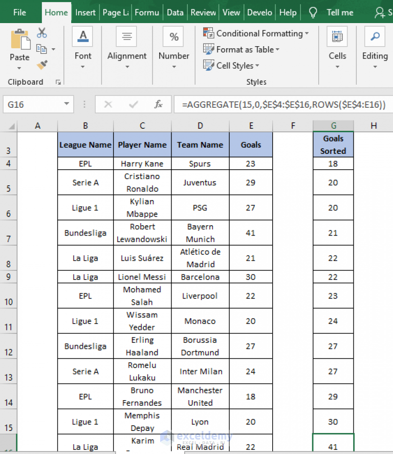 How To Arrange Numbers In Ascending Order In Excel Using Formula