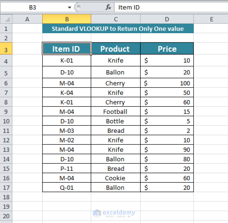 How To Vlookup From Multiple Columns With Only One Return In Excel