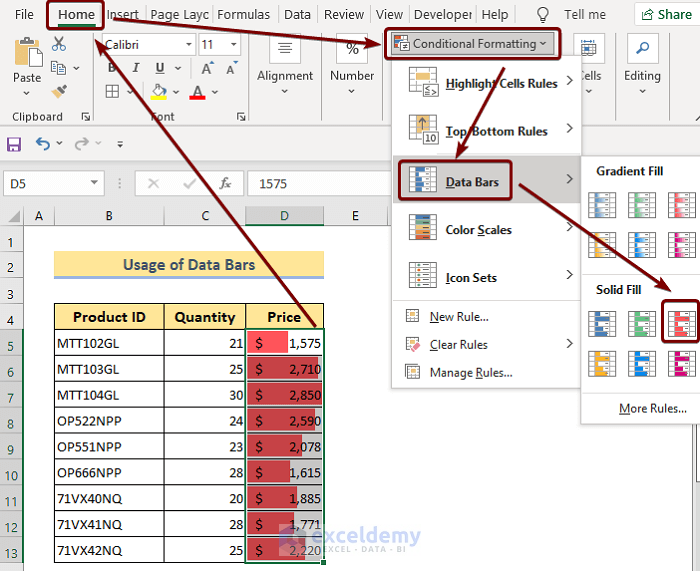 Apply Conditional Formatting To The Selected Cells In Excel Ways