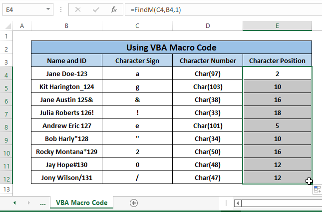 Find And Replace Characters In A String In Excel Vba Hot Sex Picture
