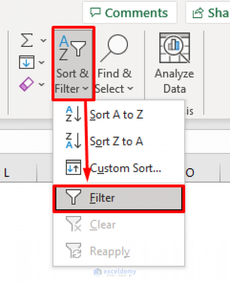 Shortcut For Excel Filter Quick Uses With Examples Exceldemy