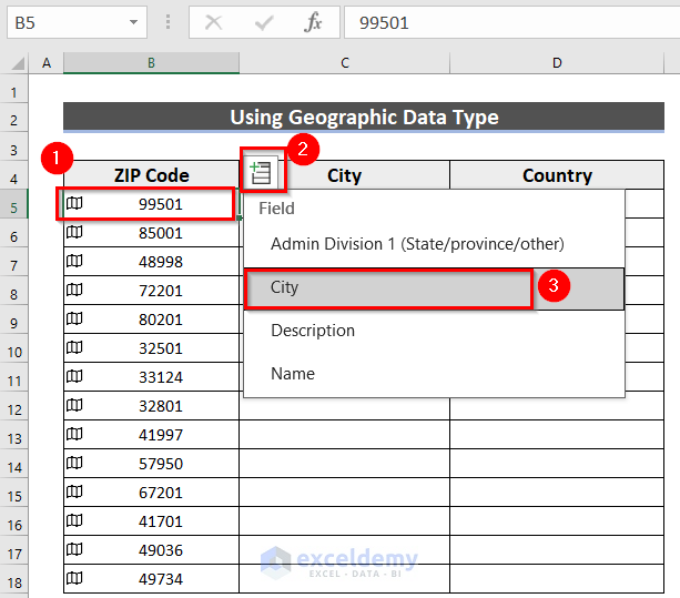 How To Lookup ZIP Code In Excel 4 Suitable Methods