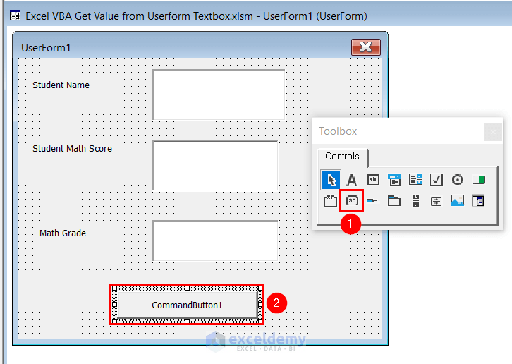 How To Use VBA To Get Value From Userform Textbox In Excel