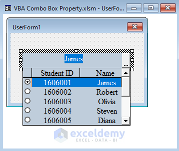 Excel Vba Combobox Important Properties To Explore