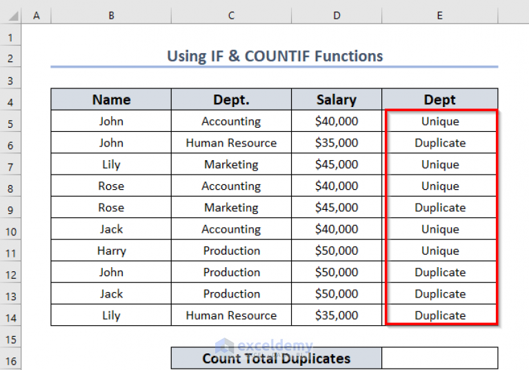 how-to-use-countif-formula-to-find-duplicates-5-easy-ways