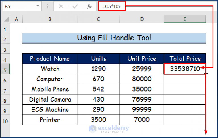  How To Copy Formula In Excel To Other Cells 2 Easy Ways 