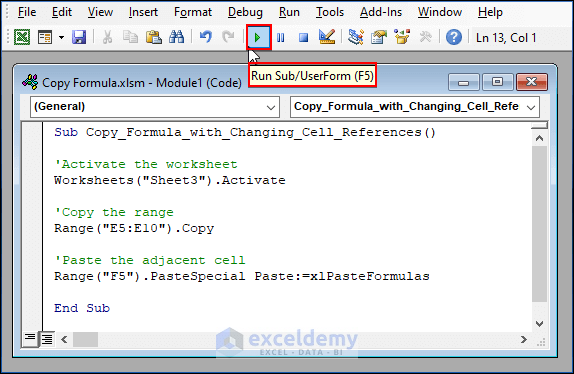 How To Copy Formula In Excel To Other Cells