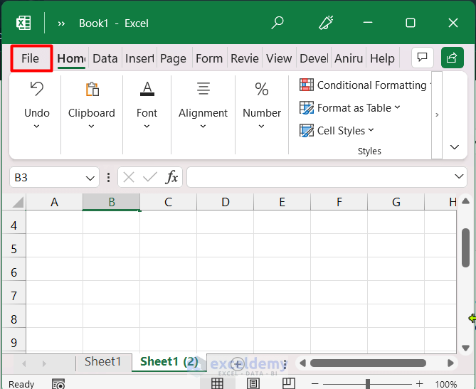 How to Move Things Down in Excel (4 Easy Methods) - ExcelDemy