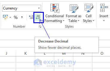 decrease-decimal | ExcelDemy.com