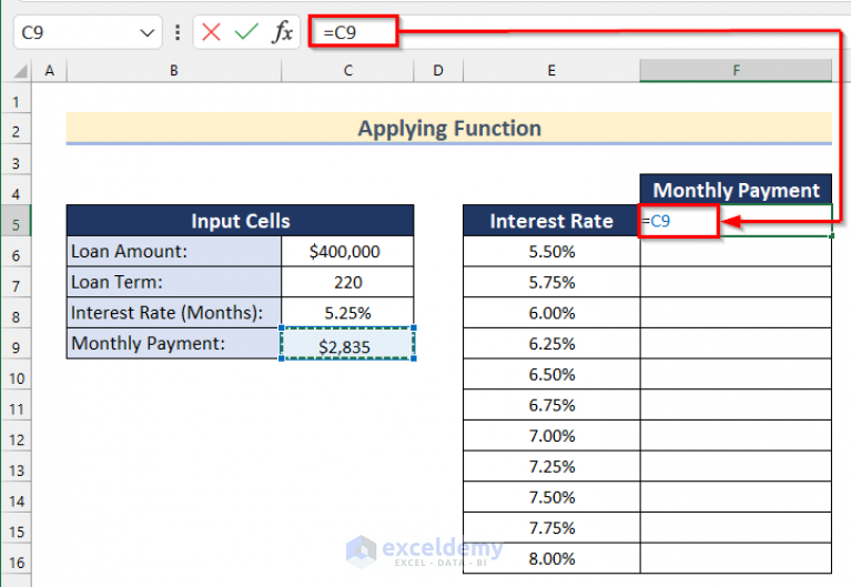 how-to-create-one-variable-data-table-in-excel-2-examples