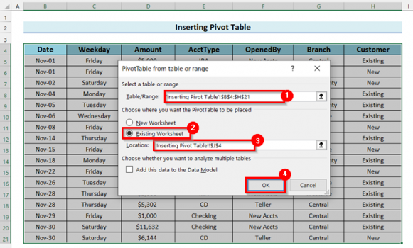 linking pivot tables in excel