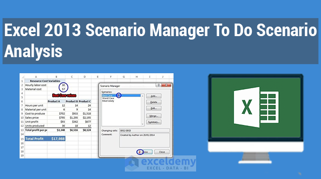 pivot limitations table How Excel Scenario (with Scenario in Analysis to Do