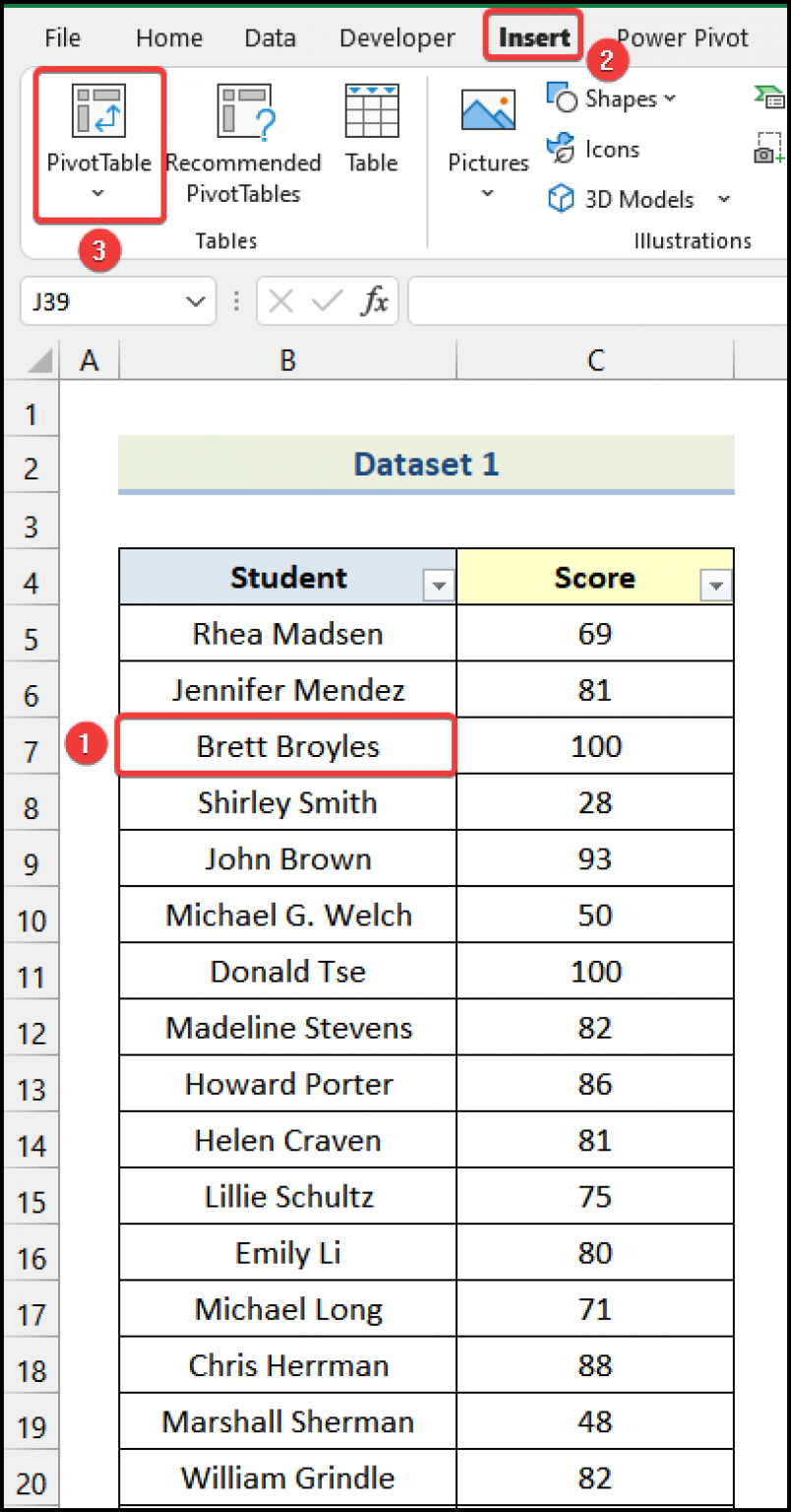 How to Make a Frequency Distribution Table in Excel (6 Ways)