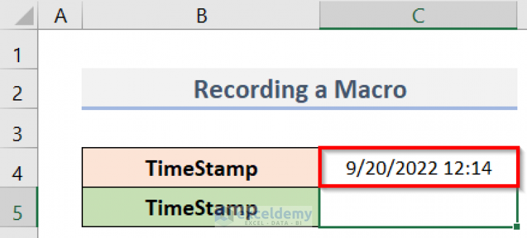 How To Record A Macro In Excel With Detailed Steps Exceldemy 8090