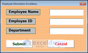 How to Use Excel VBA Userform (2 Suitable Examples)