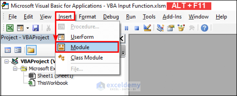 How To Use VBA Input Function In Excel (2 Examples) - ExcelDemy