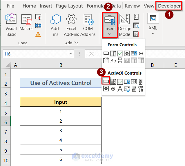 How To Use Activex Control In Excel Easy Steps 