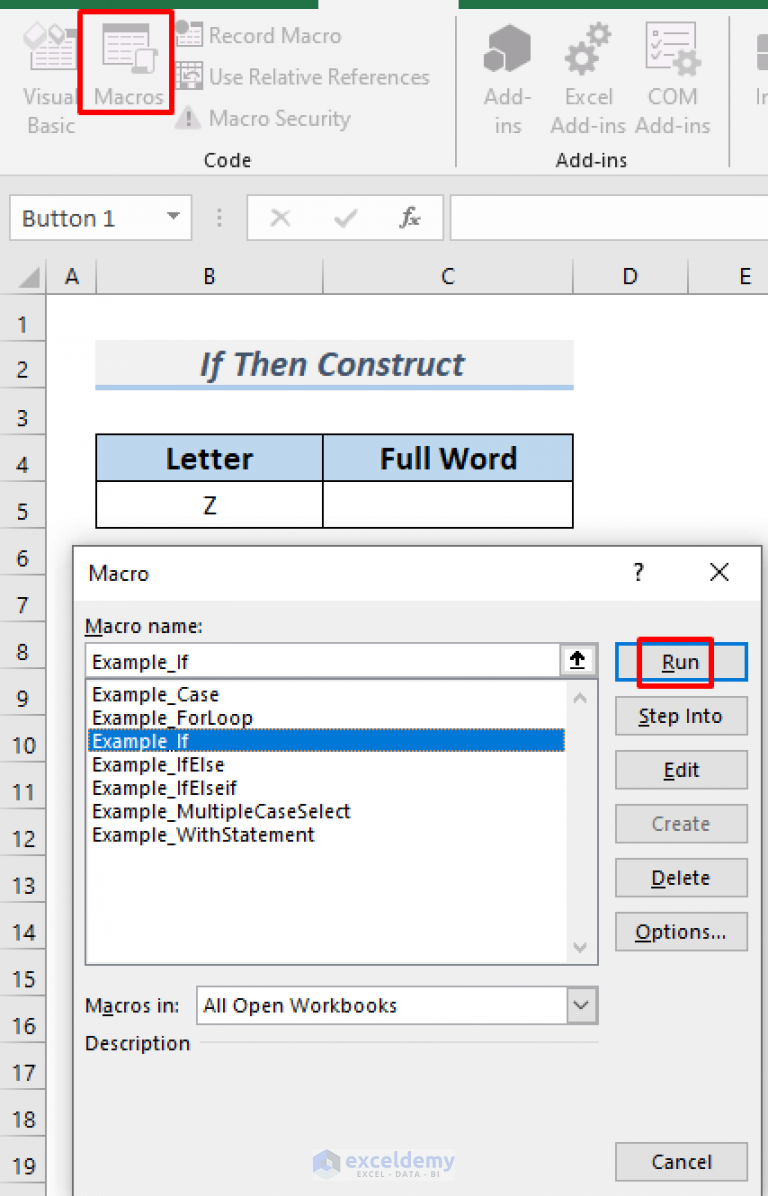 conditional assignment vba