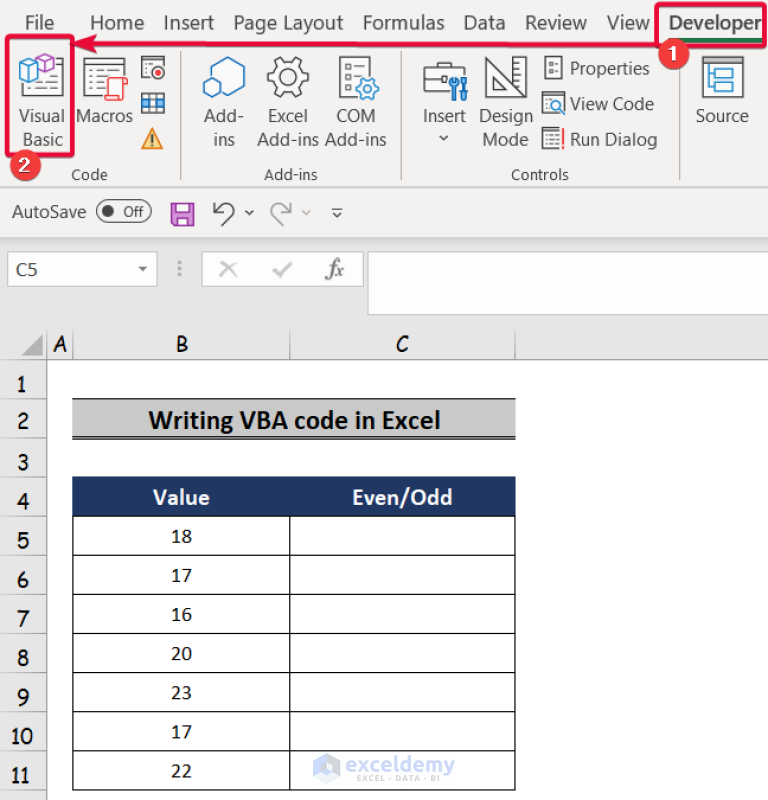 How To Write Vba Code In Excel With Easy Steps Exceldemy 9089