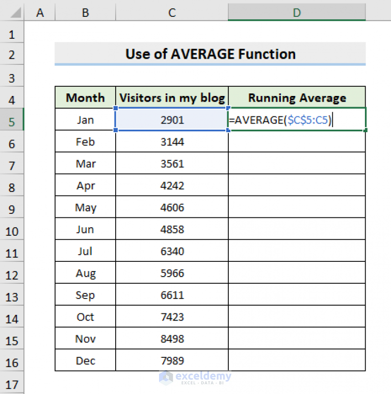 how-to-calculate-running-average-in-excel-3-ideal-examples