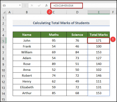 5 Examples of Using Array Formula in Excel - ExcelDemy