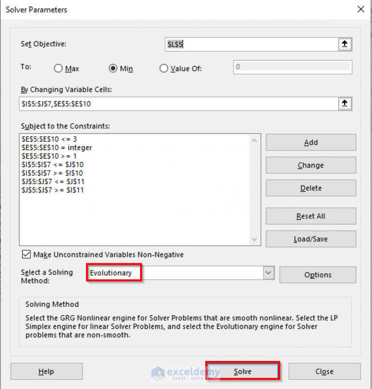 how-to-use-excel-evolutionary-solver-with-easy-steps