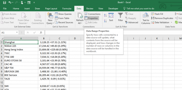 How to pull/extract data from a website into Excel automatically?