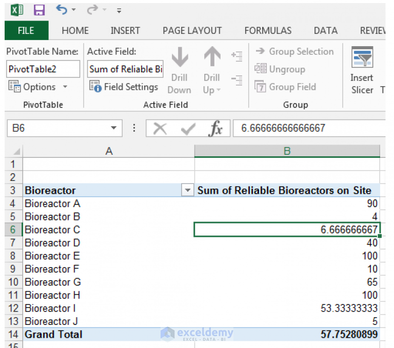 Excel Pivot Table Calculated Field How To Insert Edit Exceldemy