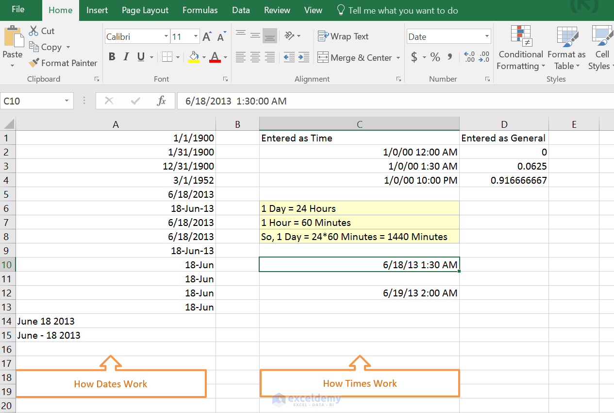 Date Time In Excel How To Enter Them In Cells Effectively 