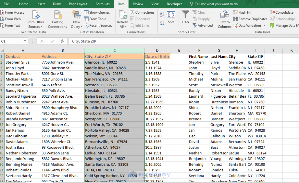 Text to Columns in Excel (Split Column, Text, Date, …) - ExcelDemy