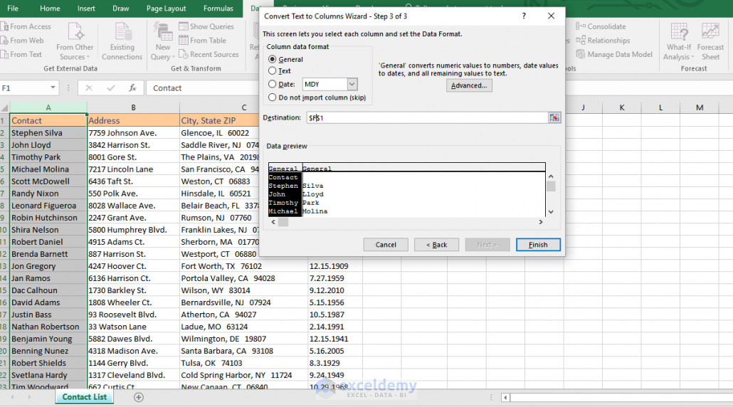 Text to Columns in Excel (Split Column, Text, Date, …) - ExcelDemy