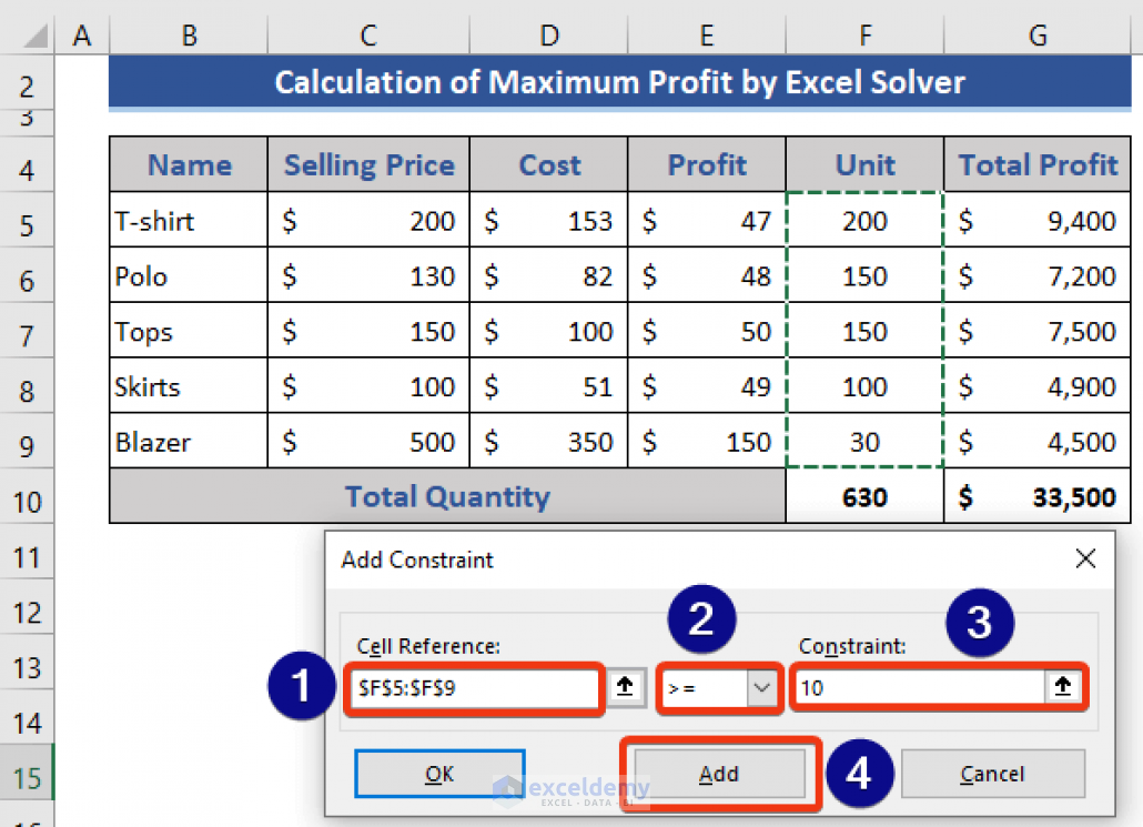 How To Use Solver In Excel (with Detailed Steps) - ExcelDemy