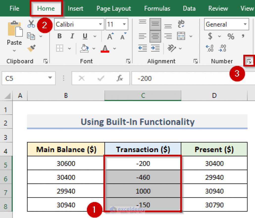 how-to-make-negative-numbers-red-in-excel-4-easy-ways