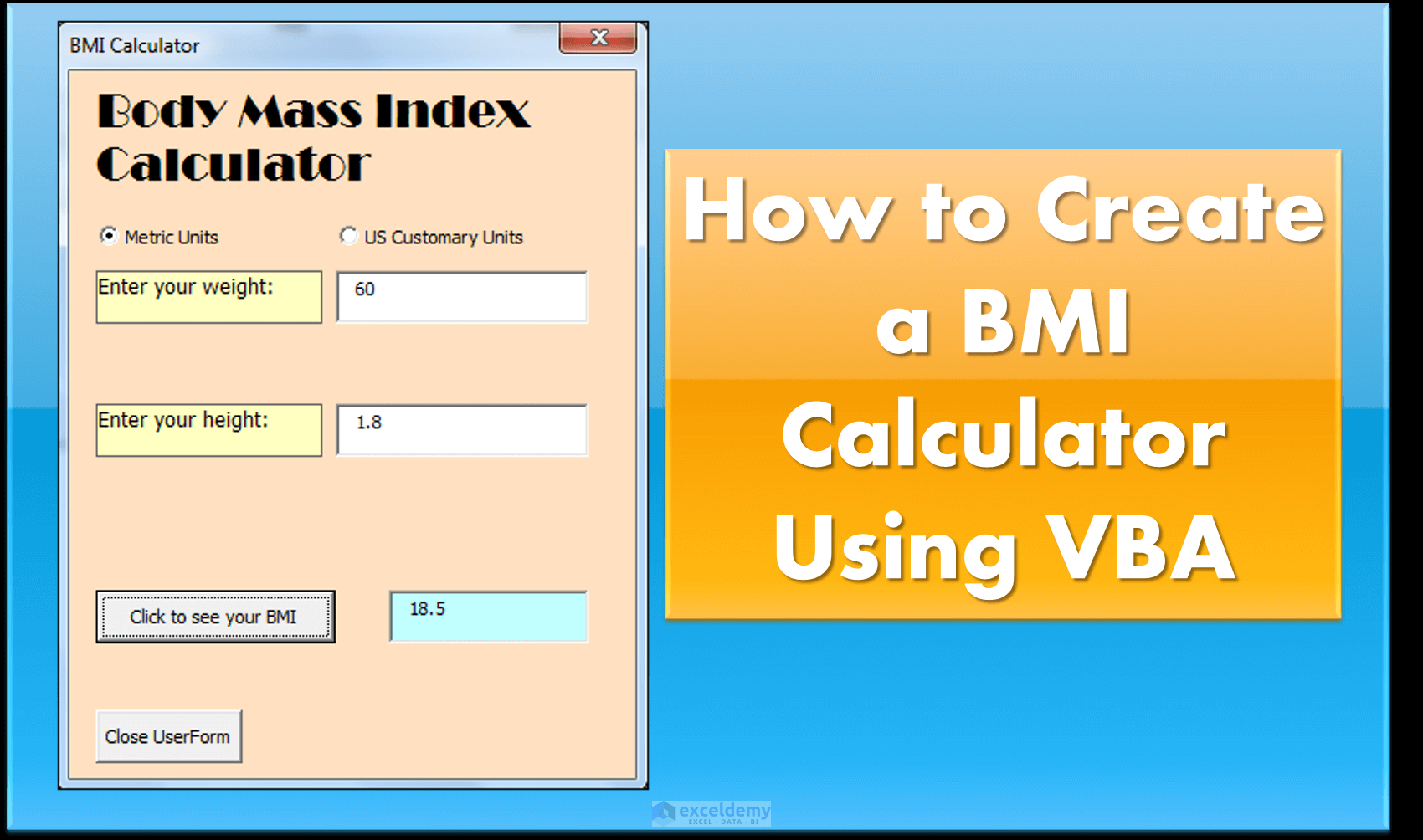 Bmi Excel Bujin