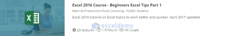 best online excel courses