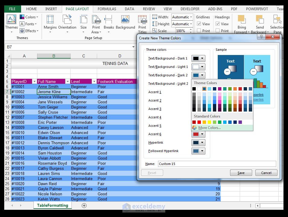 How To Make Excel Tables Look Good 8 Effective Tips ExcelDemy