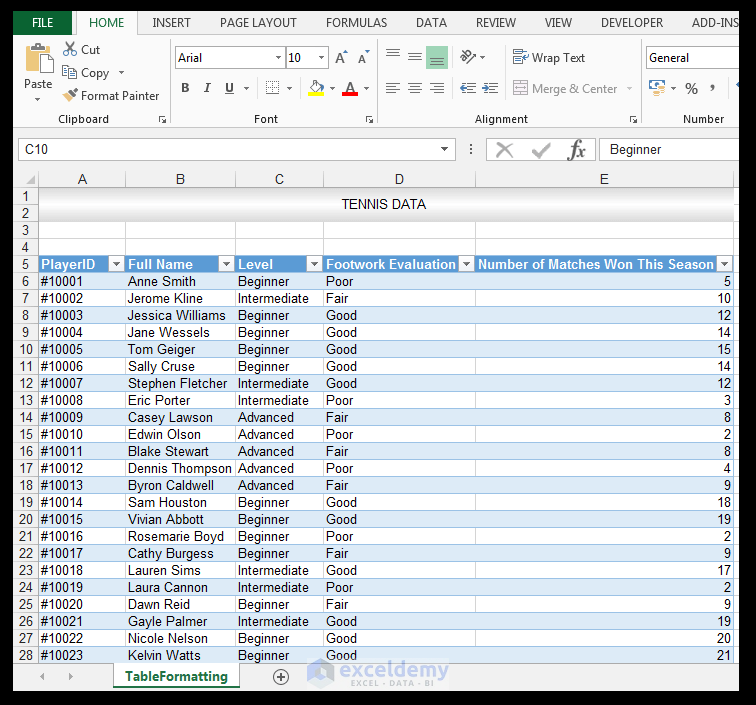 how-to-make-excel-tables-look-good-8-effective-tips-exceldemy