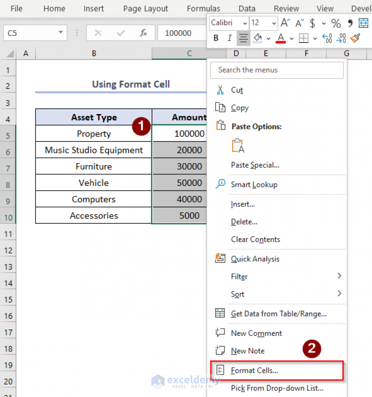 How To Apply Accounting Number Format In Excel 4 Useful Methods 8974
