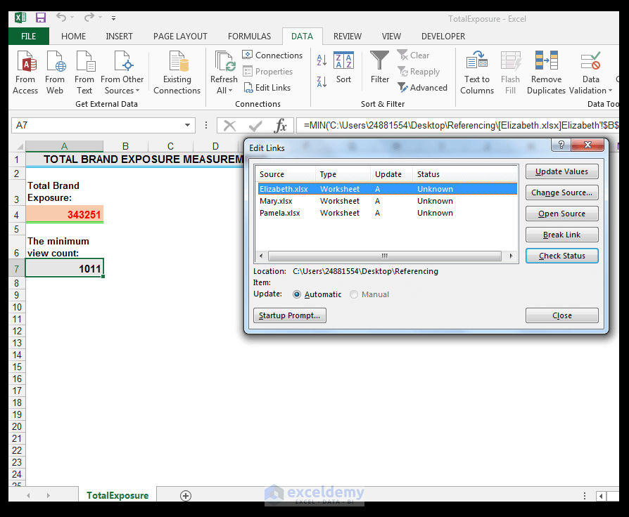 3d Referencing And External Reference In Excel Exceldemy 2606