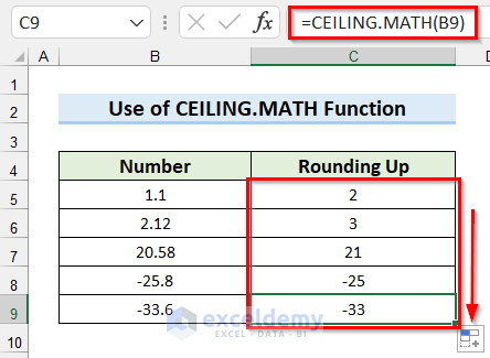 All Types of Round Functions in Excel (15 Functions) - ExcelDemy