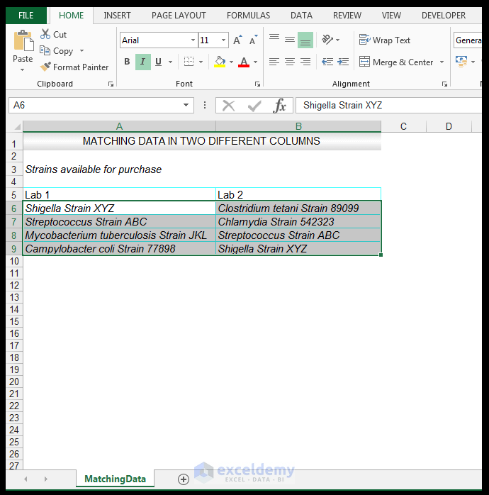 How To Compare Two Columns In Excel To Find Differences Online Free Printable Template