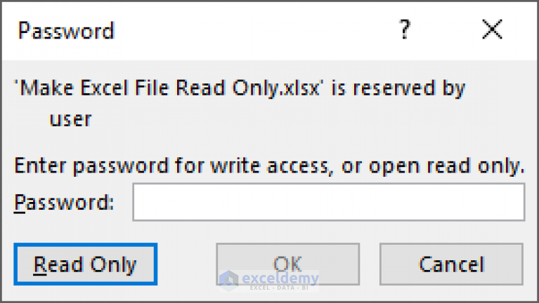 Idea file is read only