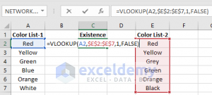 How to Compare Two Columns in Excel Using VLOOKUP | ExcelDemy