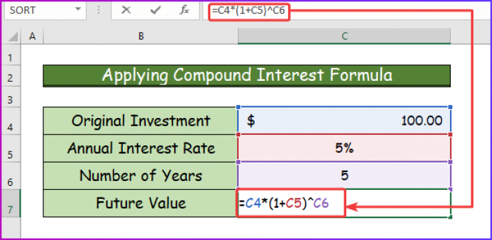 How to Use Compound Interest Formula in Excel (4 Easy Ways)