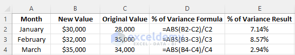 How To Calculate Variance In Excel Easy Guide ExcelDemy