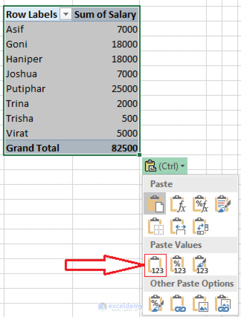 how-to-delete-a-pivot-table-in-excel-2013-youtube