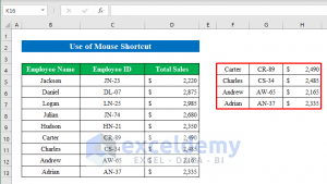 How to Copy and Paste Multiple Cells in Excel (8 Quick Methods)