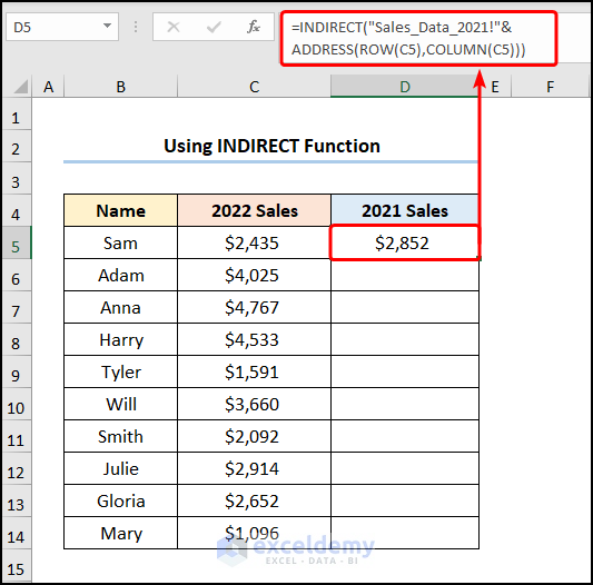 how-to-reference-cell-in-another-sheet-dynamically-in-excel