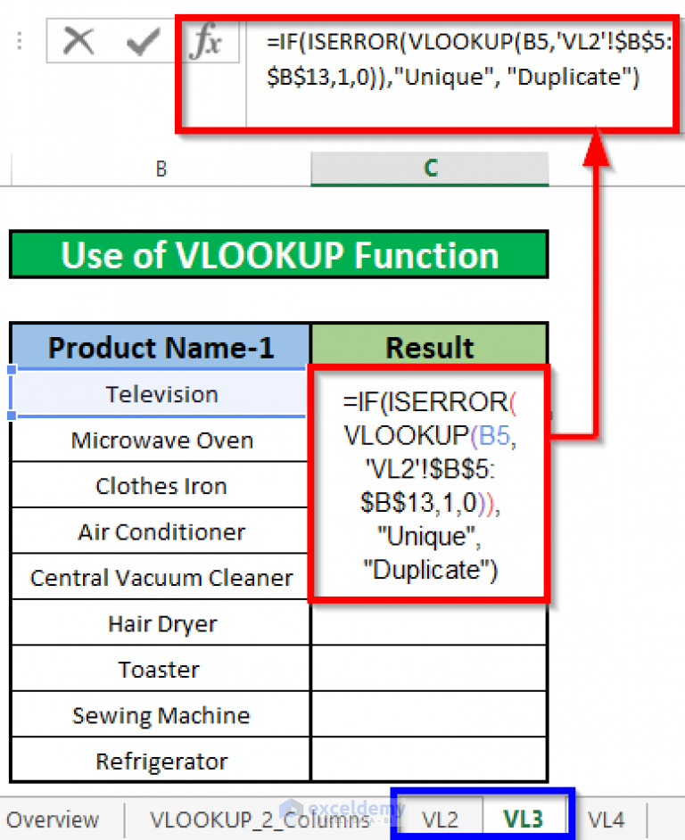 how-to-find-duplicate-values-using-vlookup-in-excel