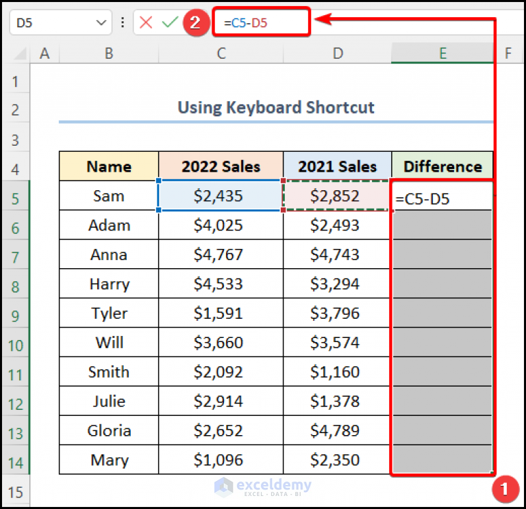 how-to-insert-formula-for-entire-column-in-excel-6-quick-ways